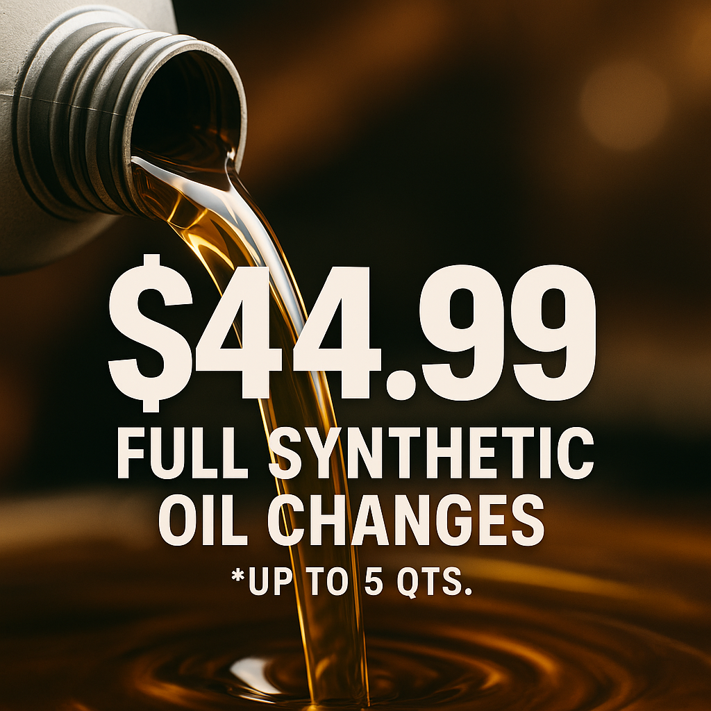 Oil change special Plymouth Canton MI full service oil change